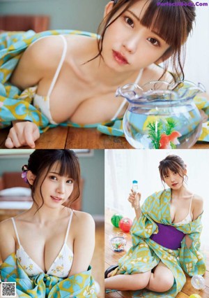 A woman in a bikini and a straw hat holding a watermelon.